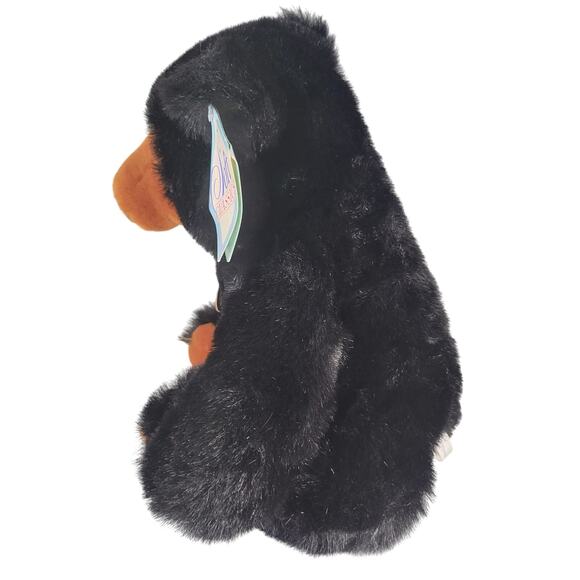 Black Bear Plush 14" 1995 Toys R Us Geoffrey Soft Classic Stuffed Animal Stuffie - Picture 3 of 11
